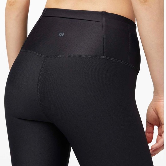 Lululemon Zoned In High Rise Crop 23" Chambray - Picture 4 of 8